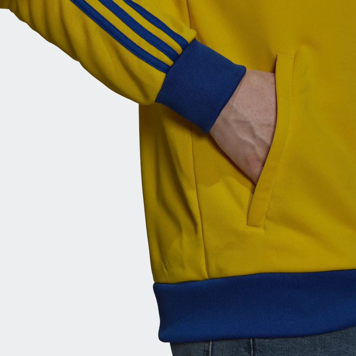 adidas 2022-23 Boca Juniors Track Jacket - Yellow-Blue (Detail 2)