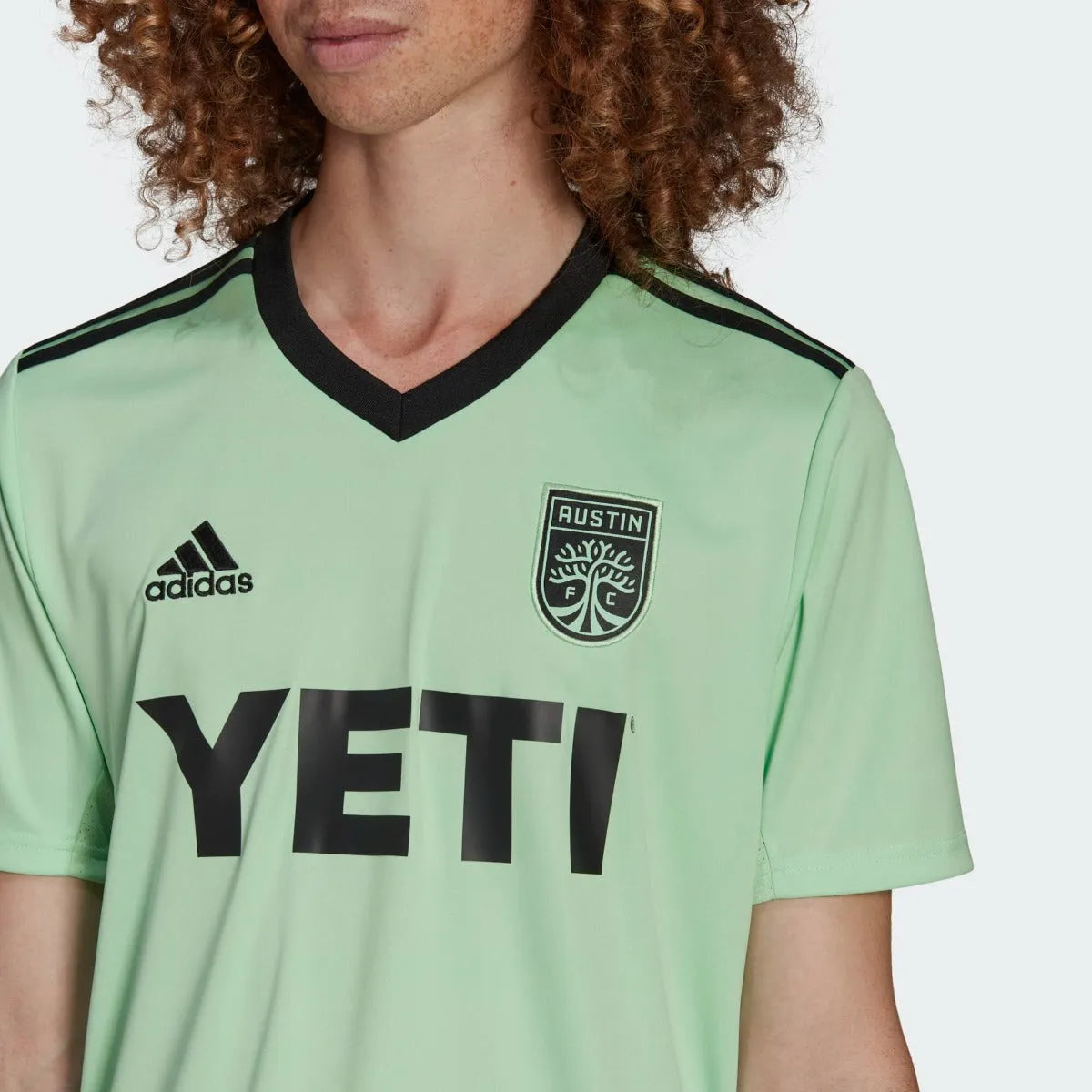 adidas 2022-23 Austin FC Away Jersey - Glory Mint-Black (Detail 1)