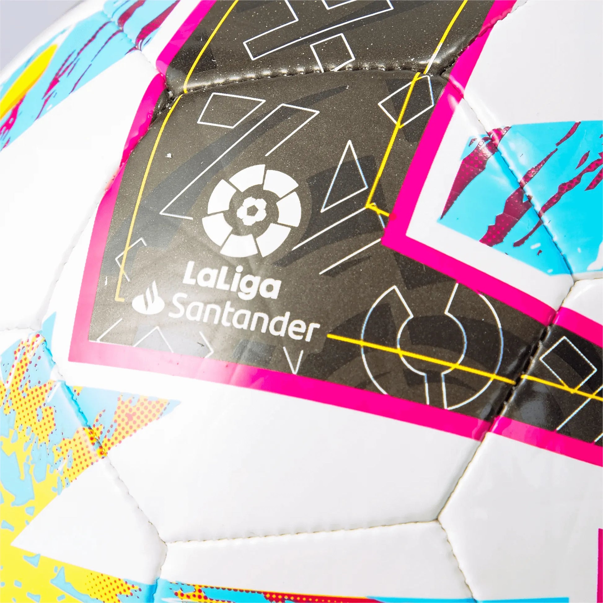 Puma 2022-23 Orbita La Liga 1 MS Mini Ball - White-Blue (Detail 1)