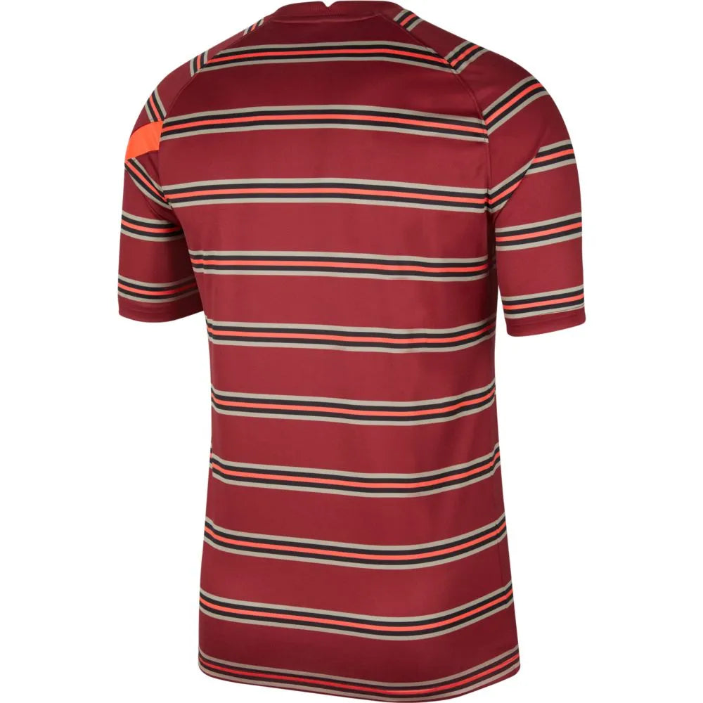 Nike 2021-22 Liverpool Pre-Match SS Jersey - Team Red-Crimson (Back)