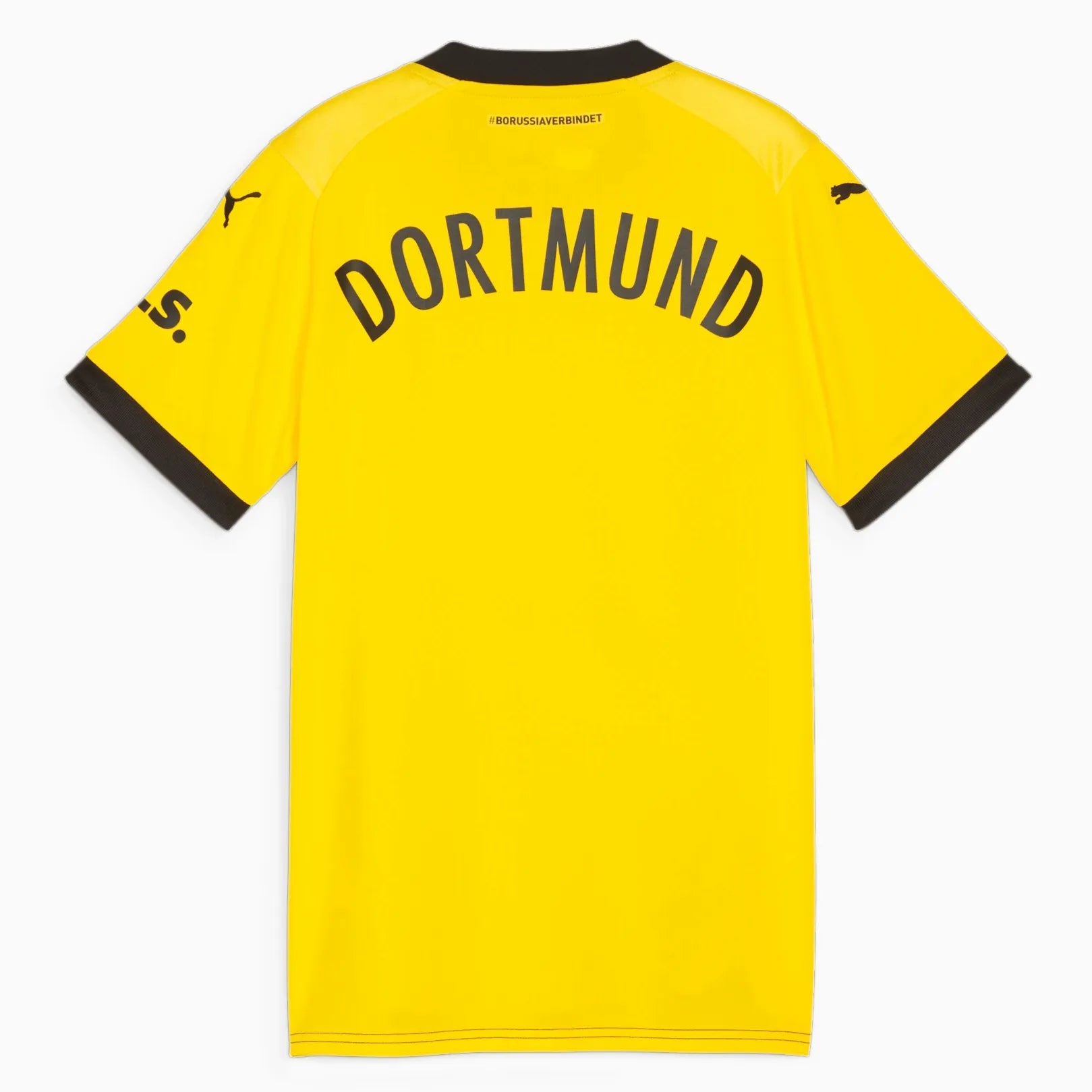 Puma 2023-24 Borussia Dortmund Youth Stadium Home Jersey (Back)