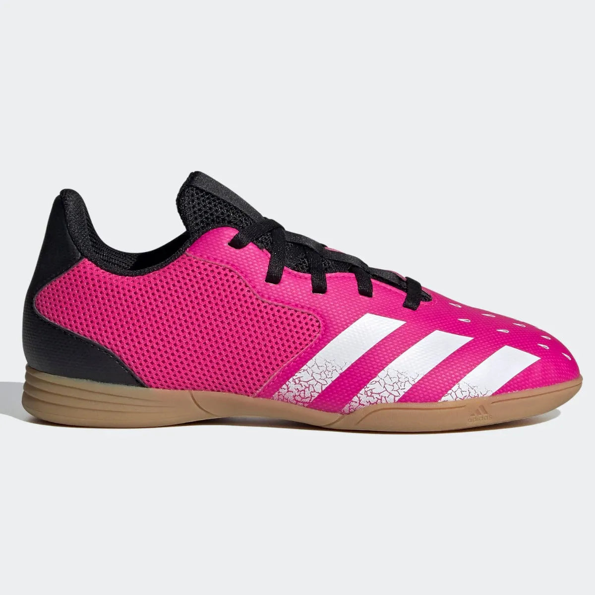 Adidas JR Predator Freak .4 IN Sala - Black-Pink-Purple (Side 1)