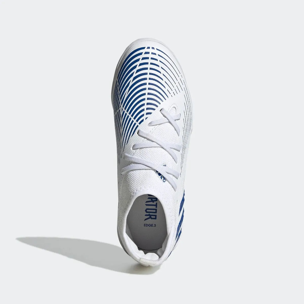 adidas JR Predator Edge .3 Turf - White-Hi Res Blue (Top)
