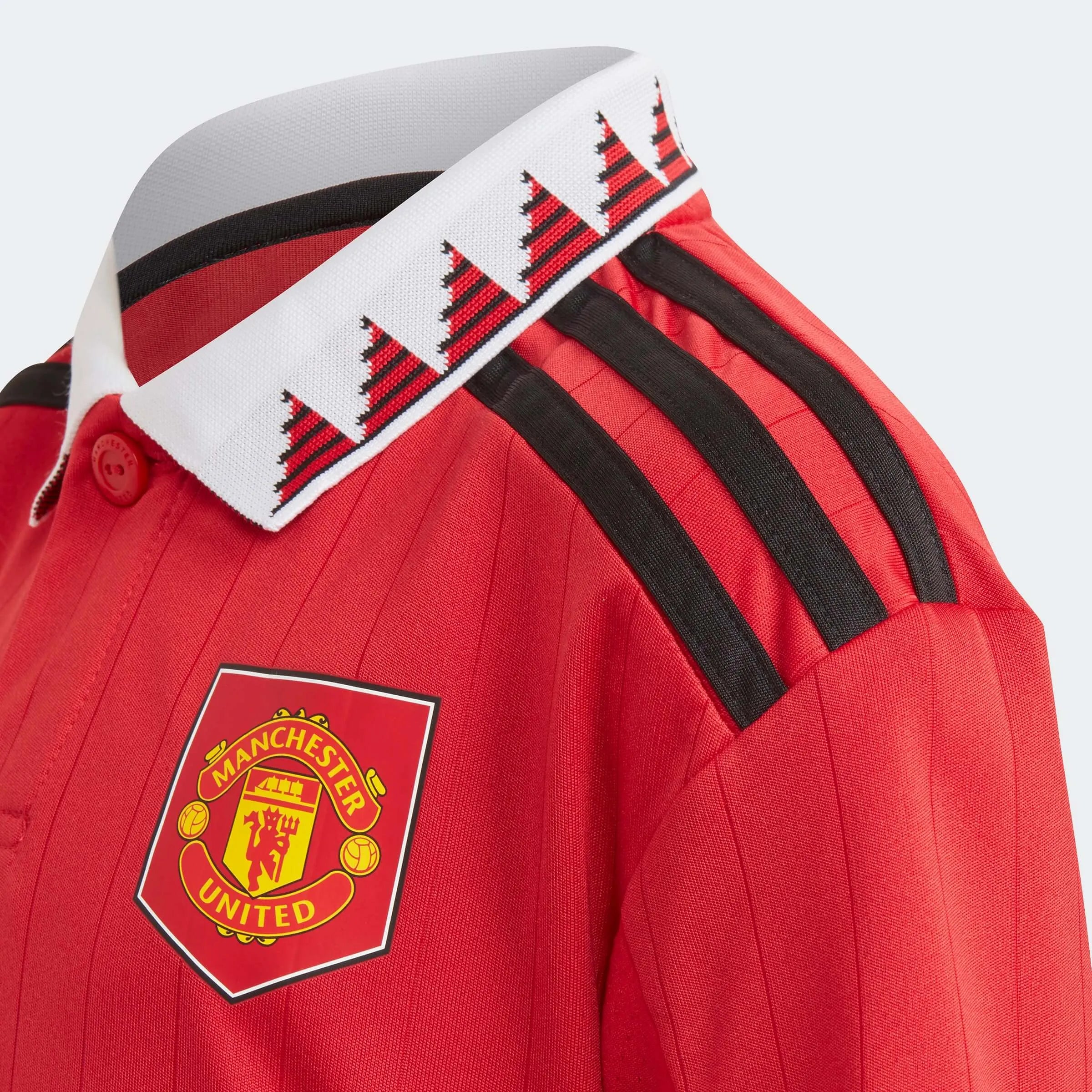 adidas 2022-23 Manchester United Home Mini Kit - Red-White