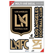 Wincraft MLS LAFC 11x17 Multi-Use Decals (4 Pack) (Front)