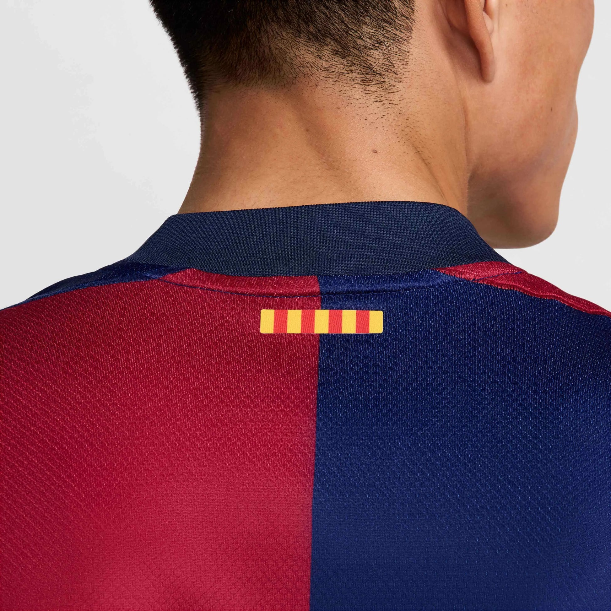 Nike 2024-25 Barcelona Men's Stadium Home Jersey (Detail 3)