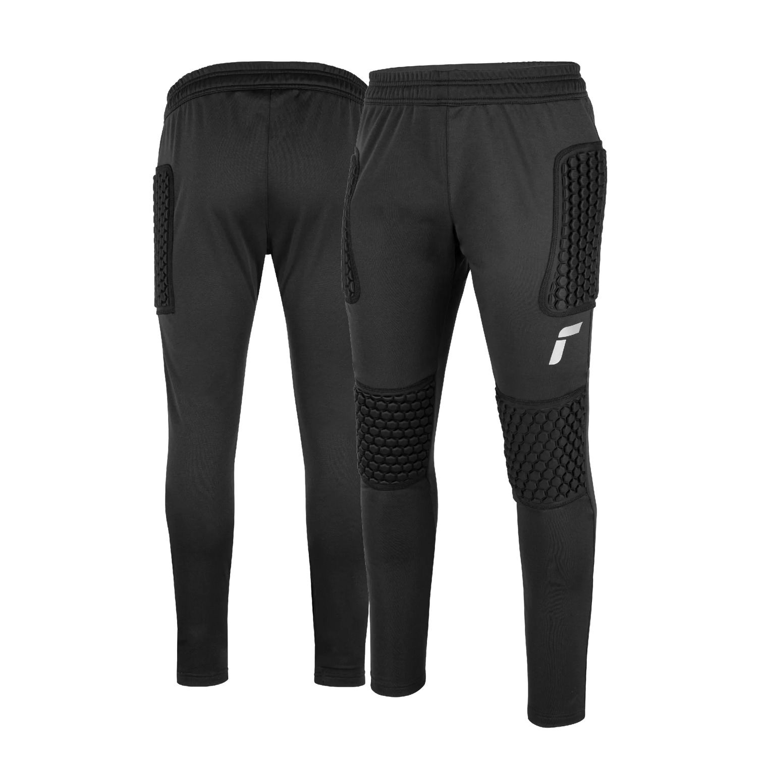Reusch Contest II GK Pant Advance - Black (Front and Back)