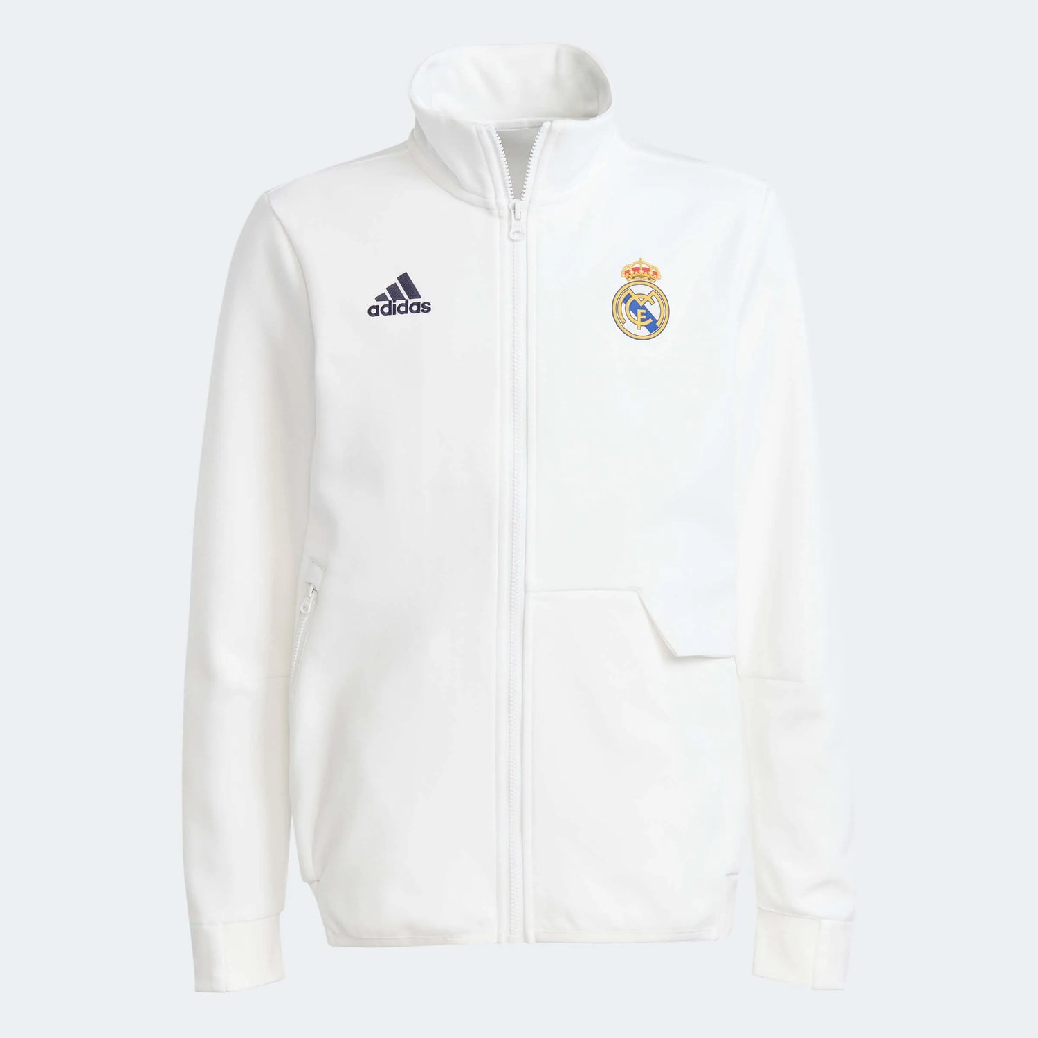 adidas 2023-24 Real Madrid Youth Anthem Jacket (Front)