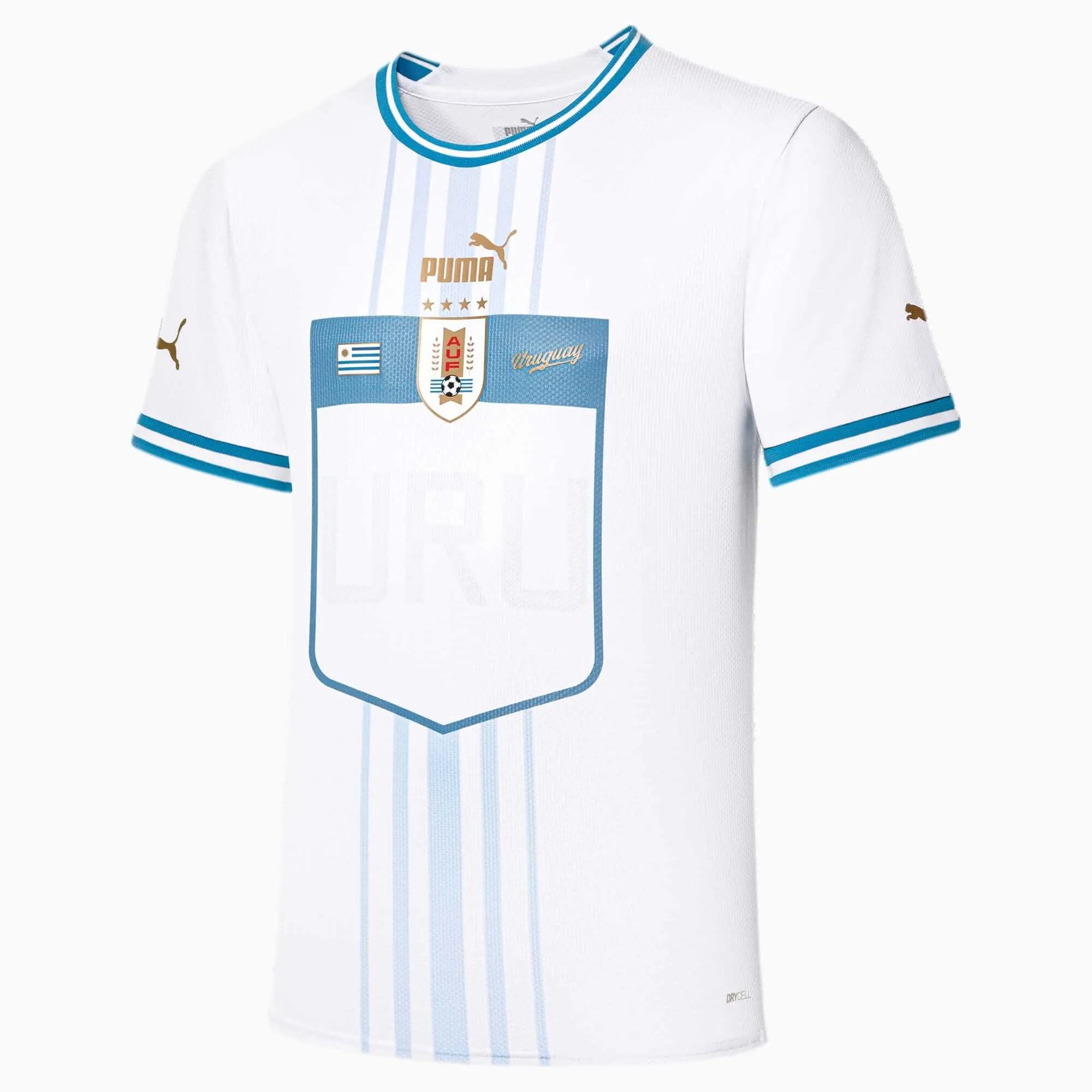 Puma 2022-23 Uruguay Away Jersey - White (Front)