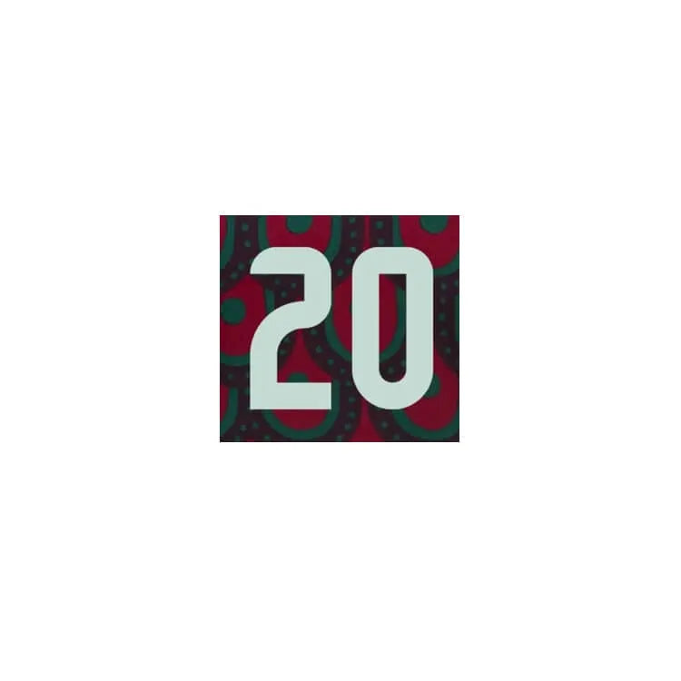 Mexico 2024 25 Home H. Martin #20 Jersey Name Set (Front)