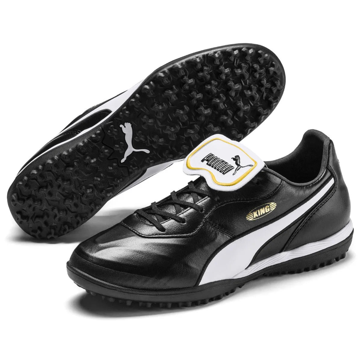 Puma King Top TT - Black-White