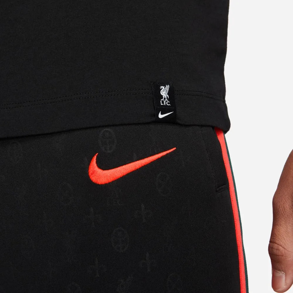 Nike 2021-22 Liverpool Voice Tee - Black (Detail 3)