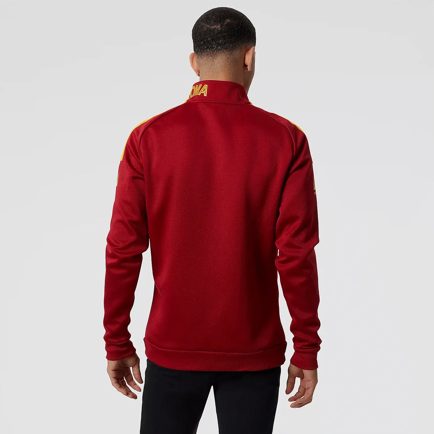 New Balance 2022-23 Roma Home Jacket - Burgundy (Model - Back)