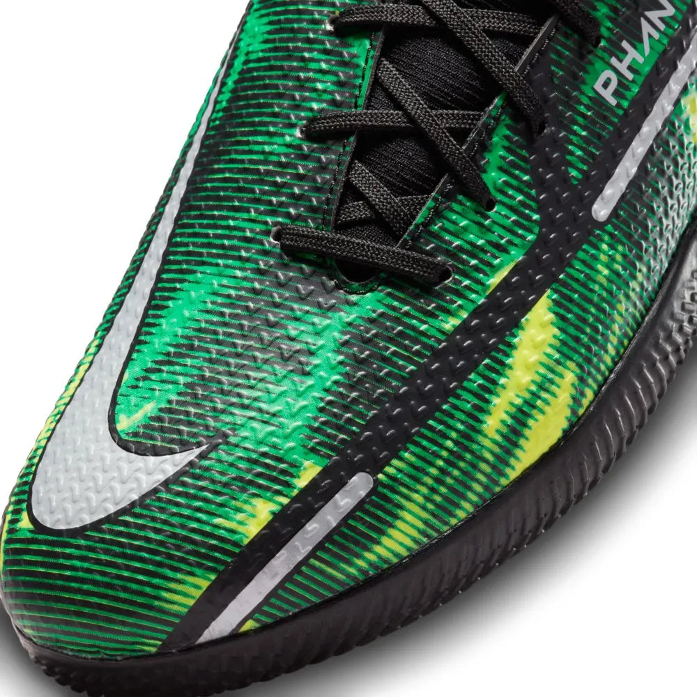 Nike Phantom GT2 Academy DF SW IC - Black-Green Strike (Detail 1)