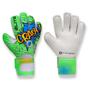 Elite Sport 2022 Crash Youth Goalkeeper Glove - Green-White (Pair)