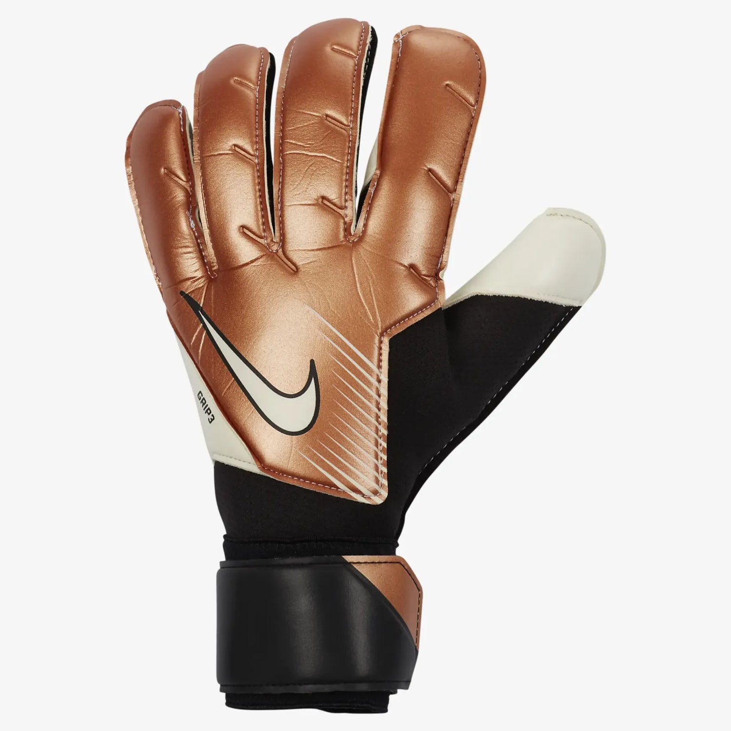 Nike Goalkeeper Grip3 Gloves - Metallic Copper (Single - Outer)