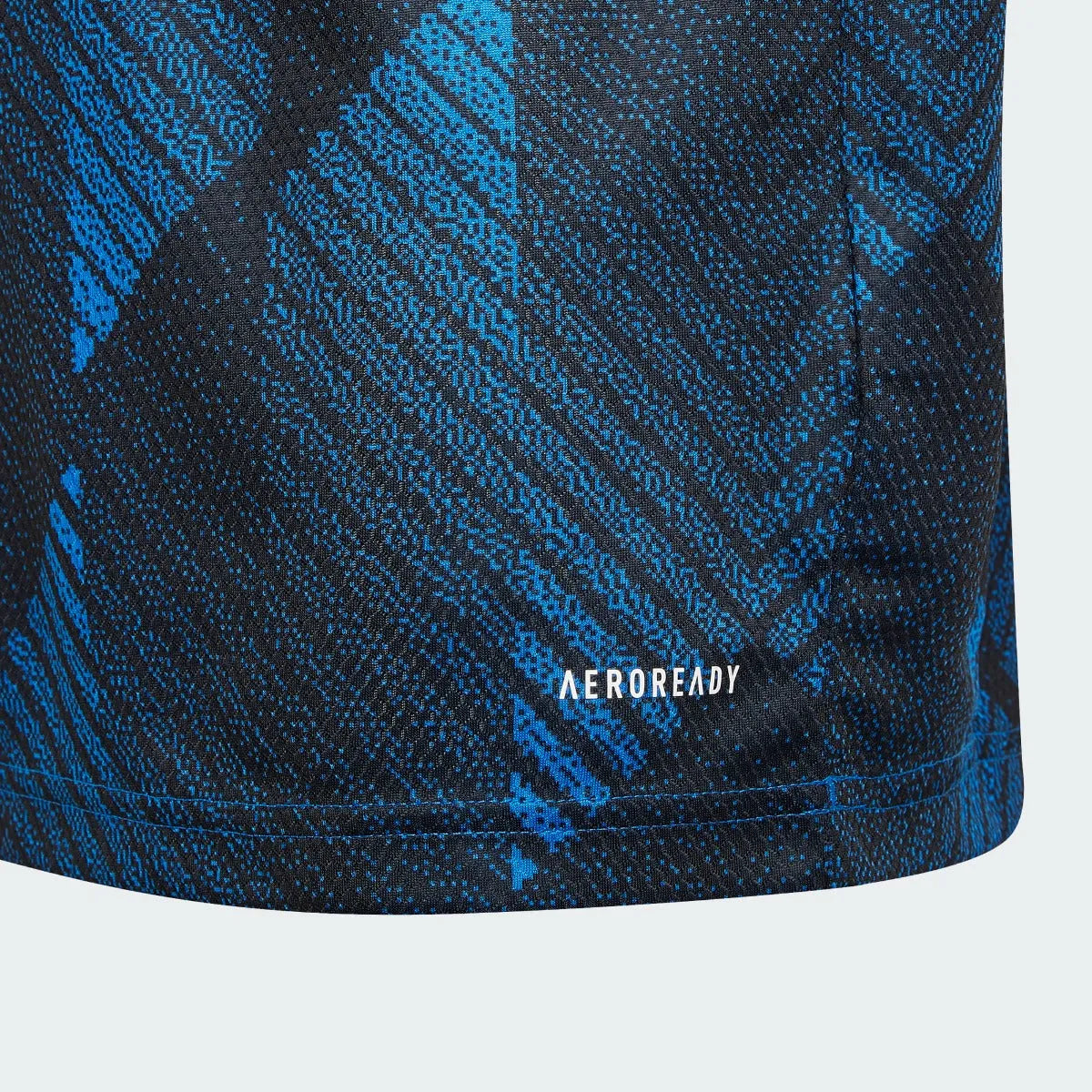 Adidas 2021-22 Manchester United Youth Third Jersey - Glow Blue-Yellow (Detail 3)