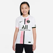 Nike 2021-22 PSG Youth Away Jersey (Model - Front)