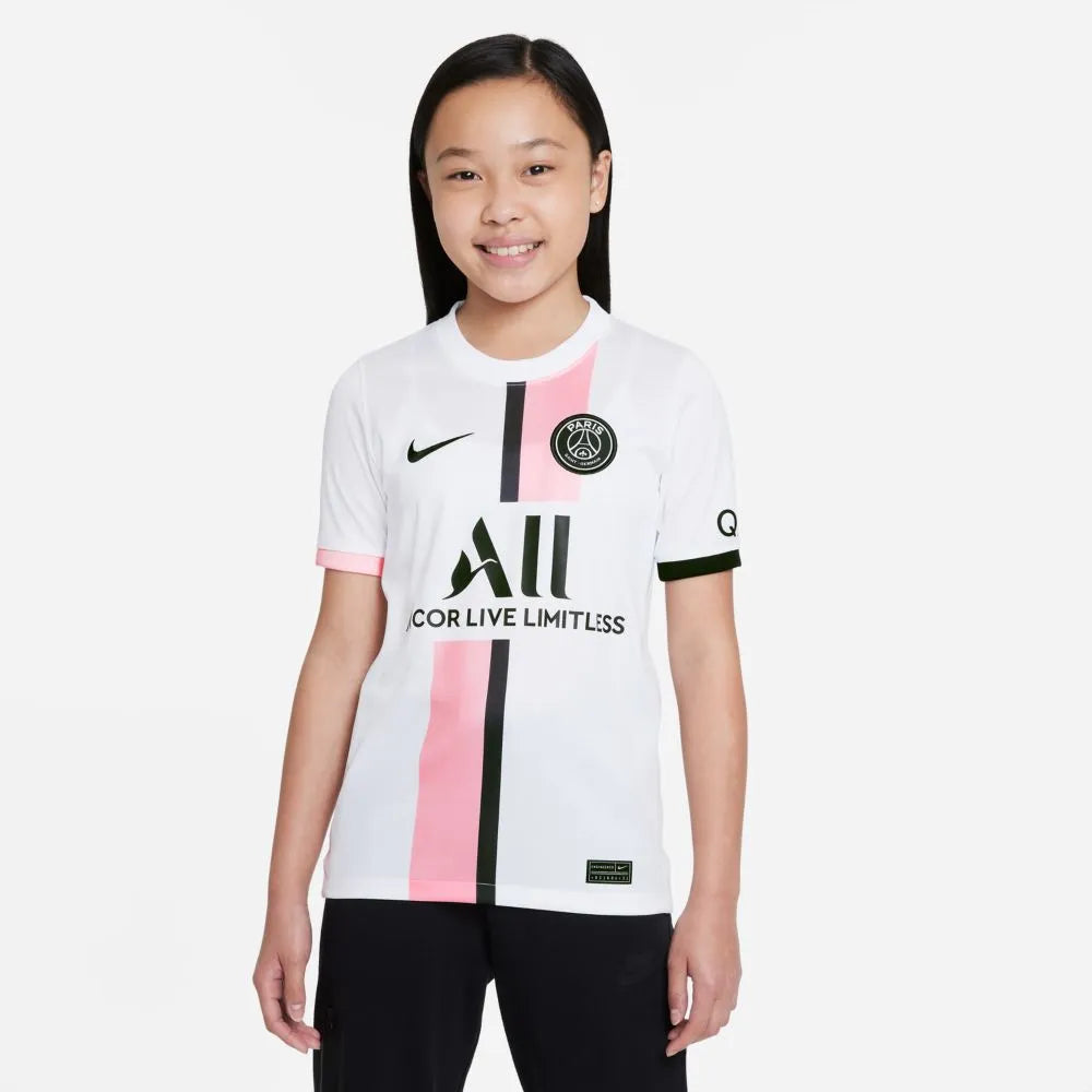 Nike 2021-22 PSG Youth Away Jersey (Model - Front)