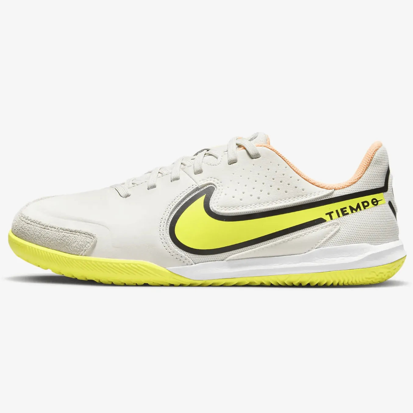 Nike Kids' Legend 9 Academy Indoor - Phantom-Yellow Strike (Side 1)