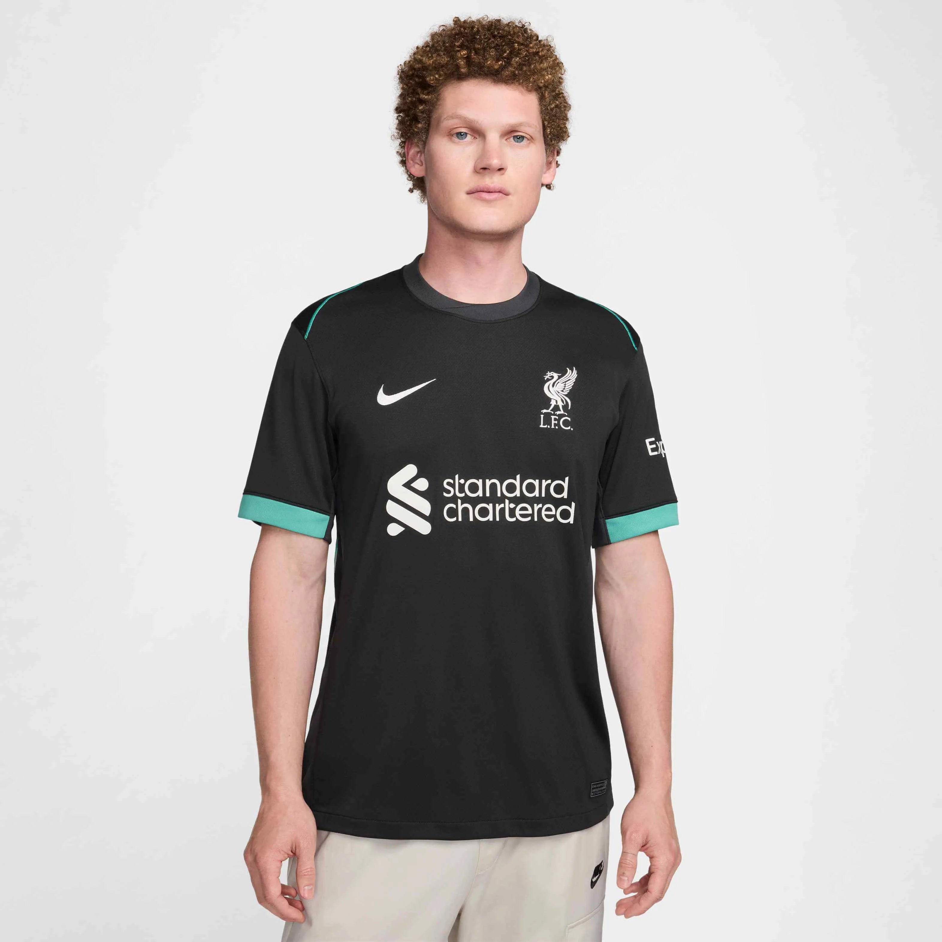 Nike 2024-25 Liverpool Men's Stadium Away Jersey (Model - Front)