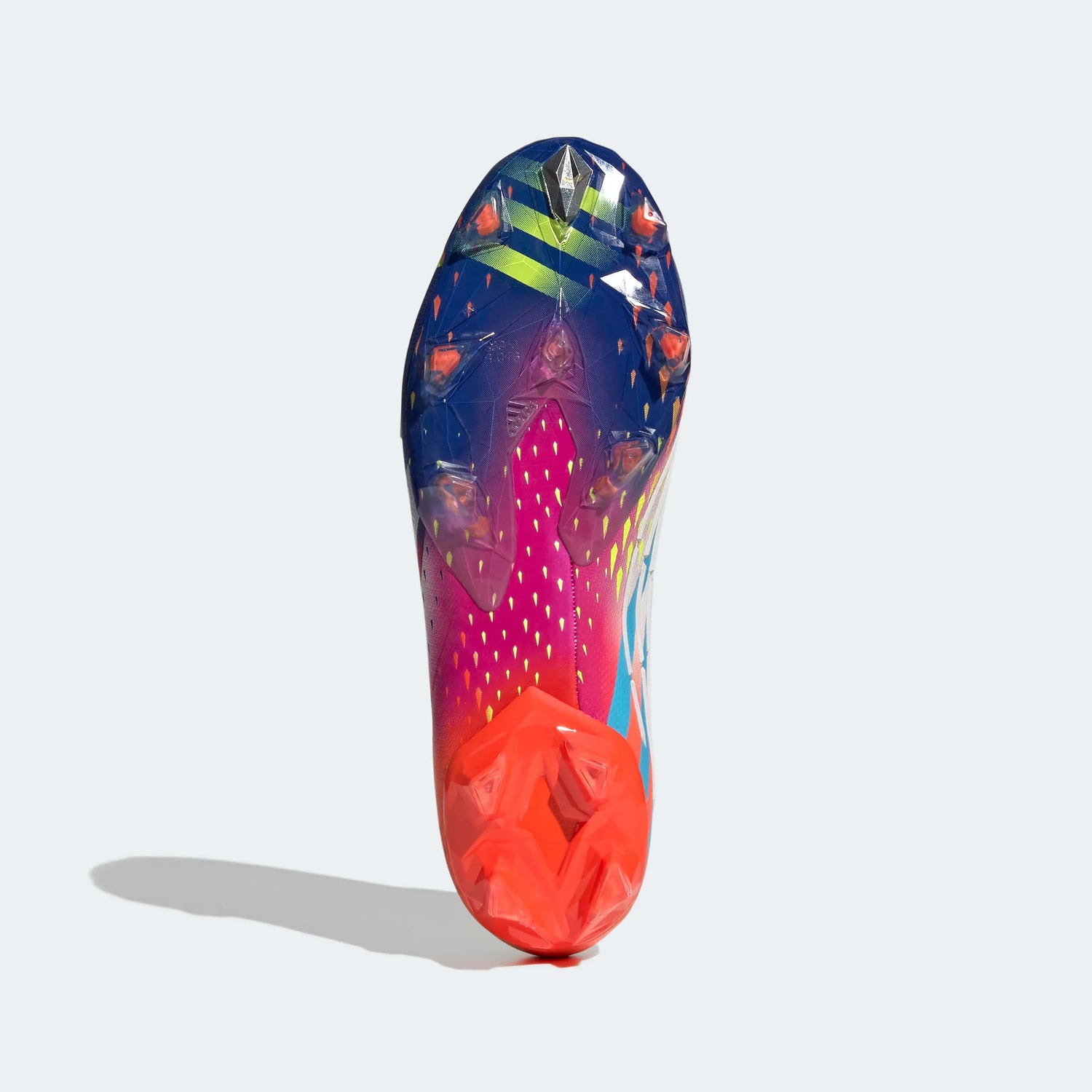 adidas Predator Edge+ FG - White-Yellow-Blue (Bottom)