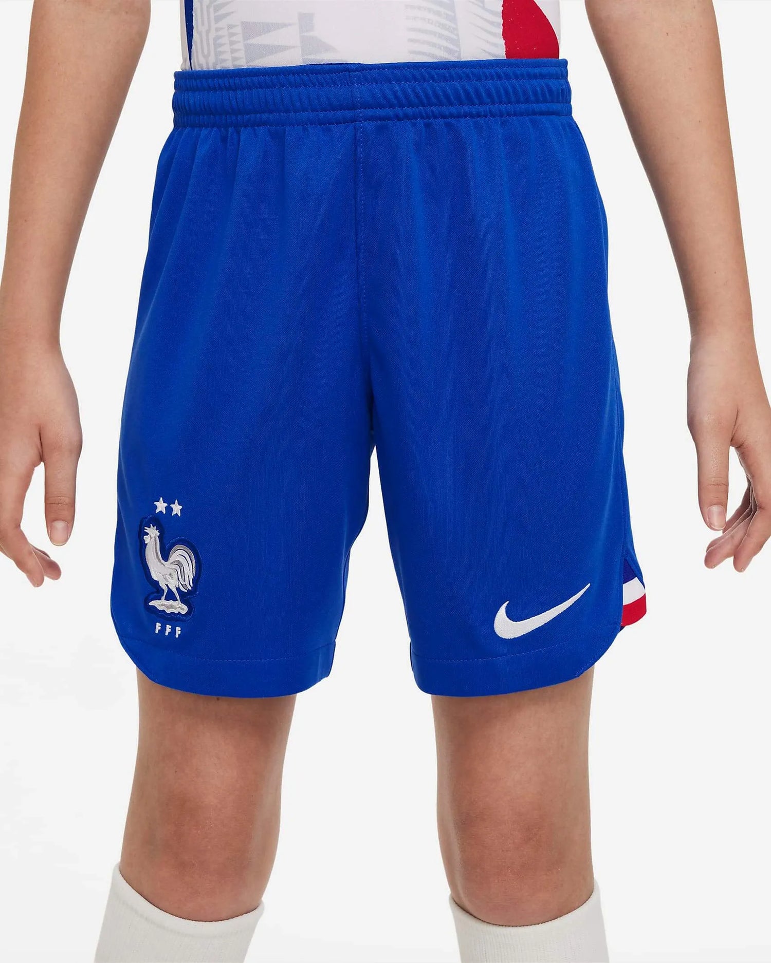 Nike 2022-23 France Youth Away Dri-Fit Shorts (Front)