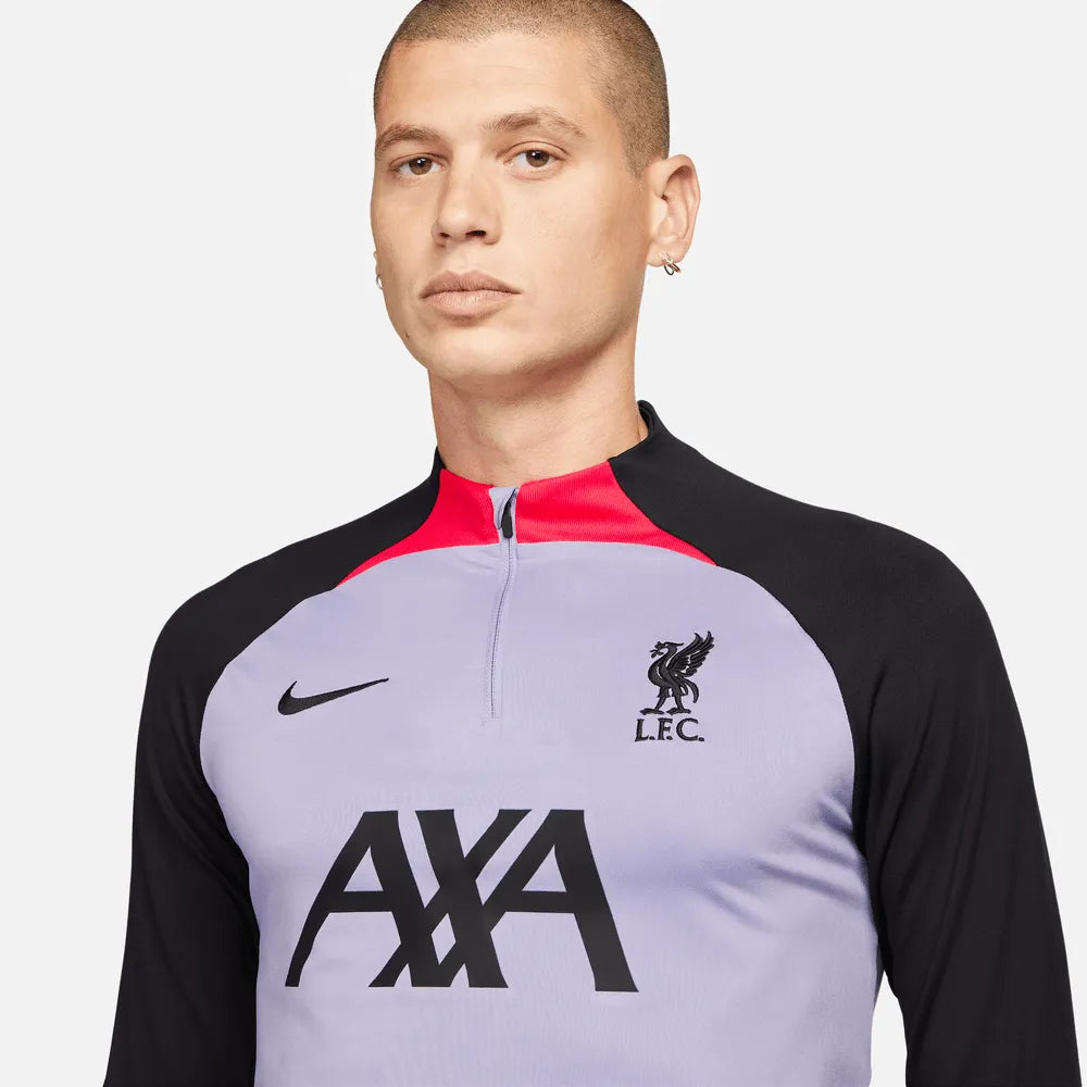 Nike 2022-23 Liverpool Dri-Fit Long Sleeve Training Top (Detail 1)