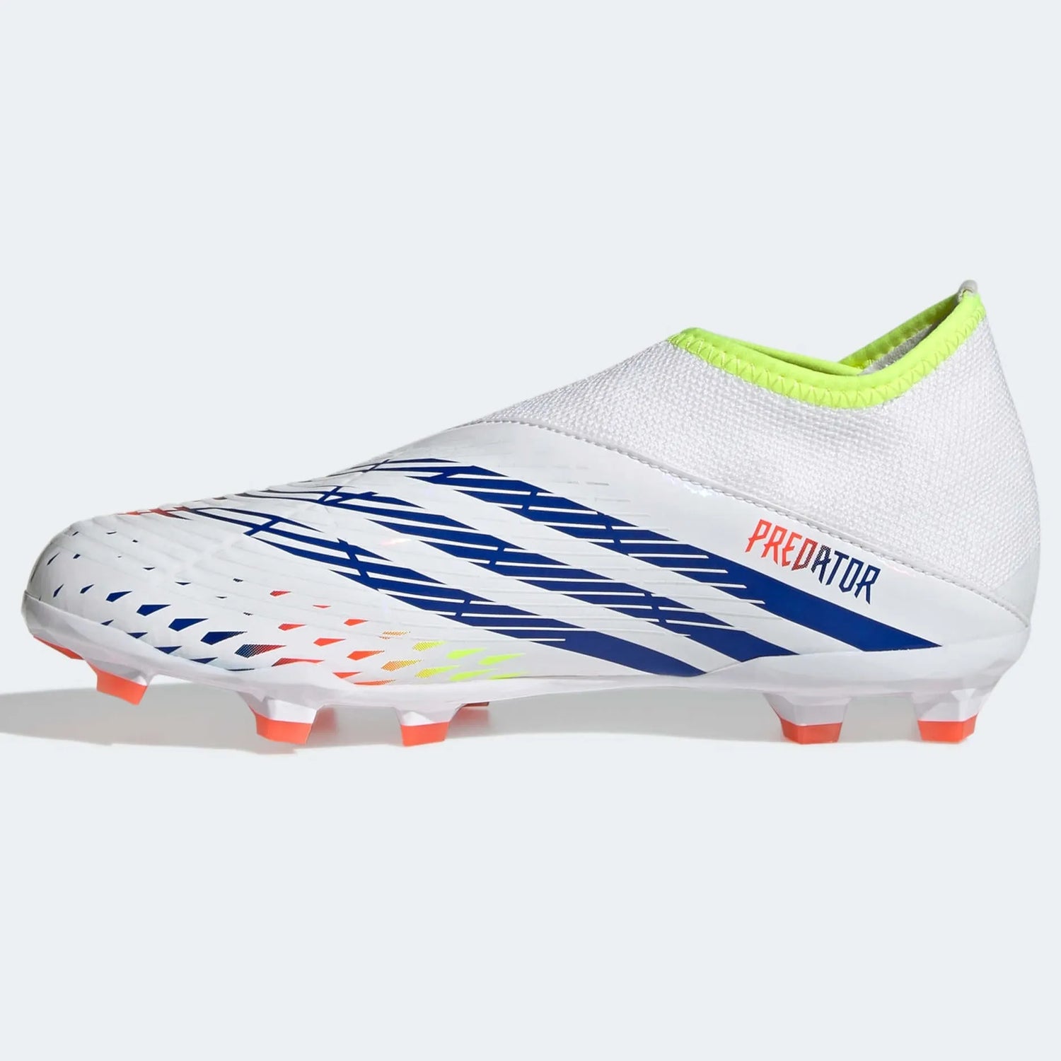 adidas Jr Predator Edge.3 LL FG J - White-Yellow-Blue (Side 2)
