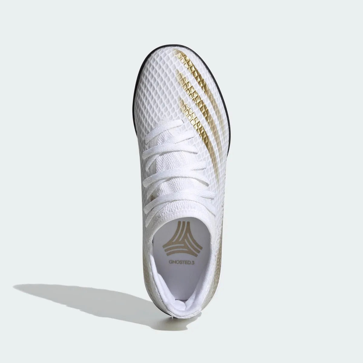 Adidas JR X Ghosted.3 TF - White-Gold