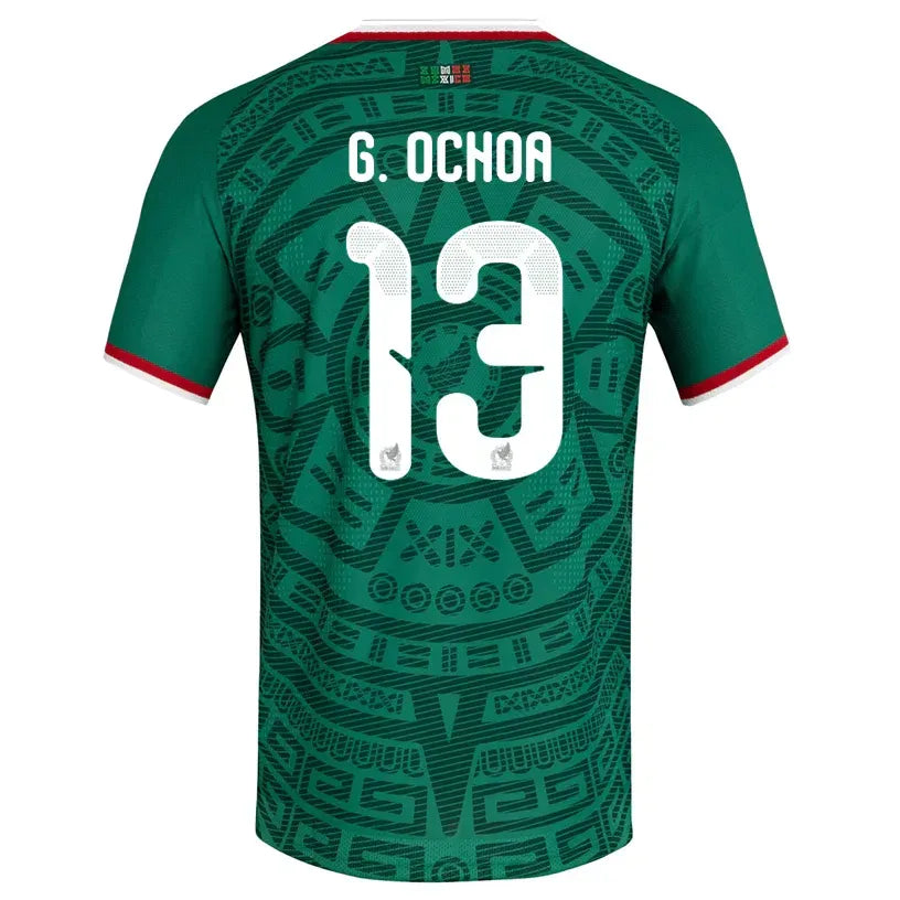 adidas 2026 Mexico Men's Authentic Home Soccer Jersey (G. Ochoa)