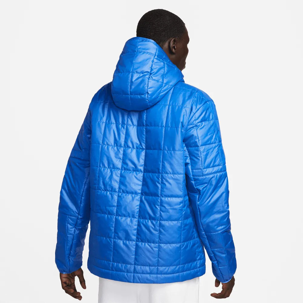 Nike 2022-23 France Fleece-Lined Hooded Jacket (Model - Back)