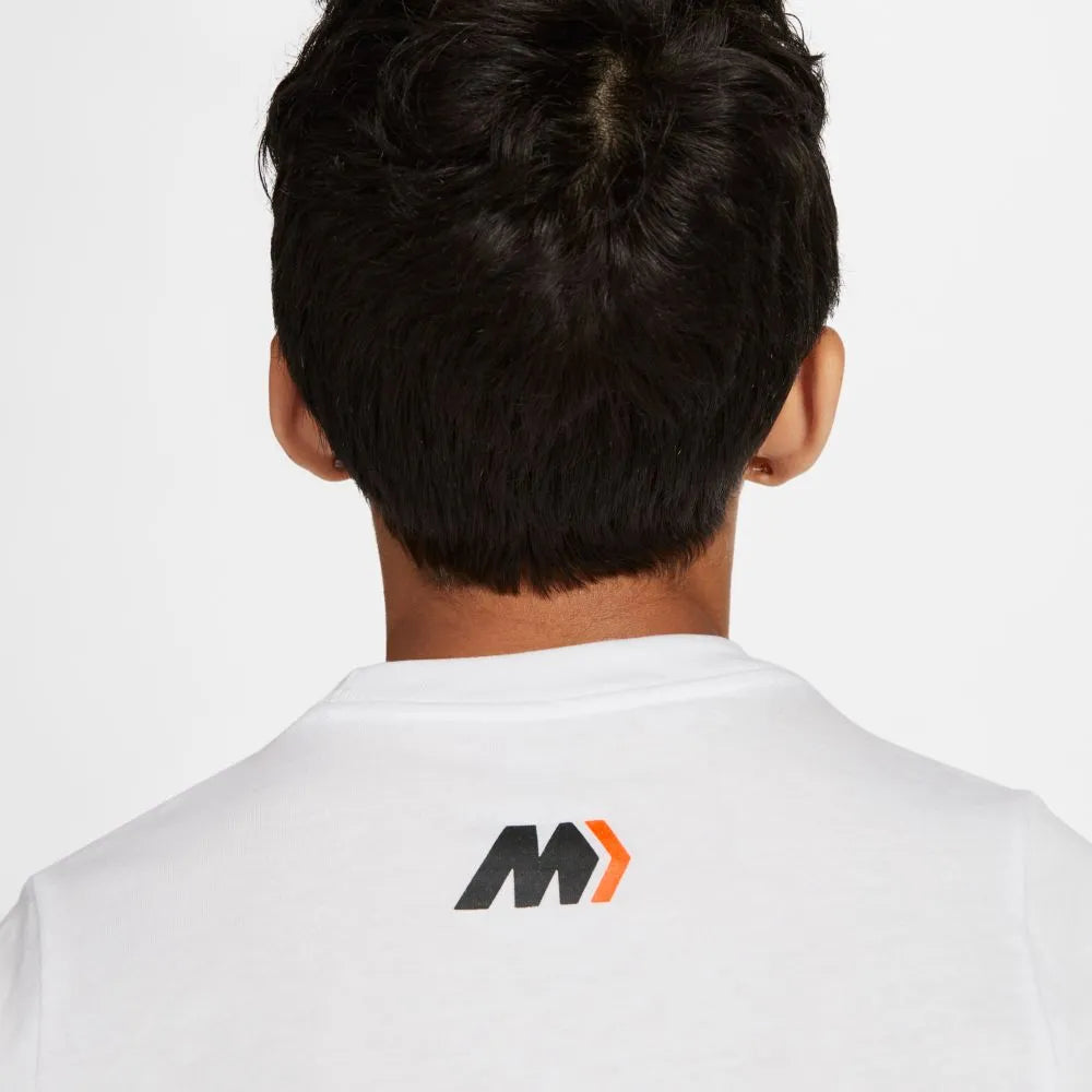 Nike CR7 YOUTH Hook Tee - White-Orange
