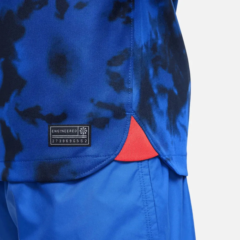 Nike 2022-23 USA Away Youth Jersey Bright Blue-Navy (Detail 3)