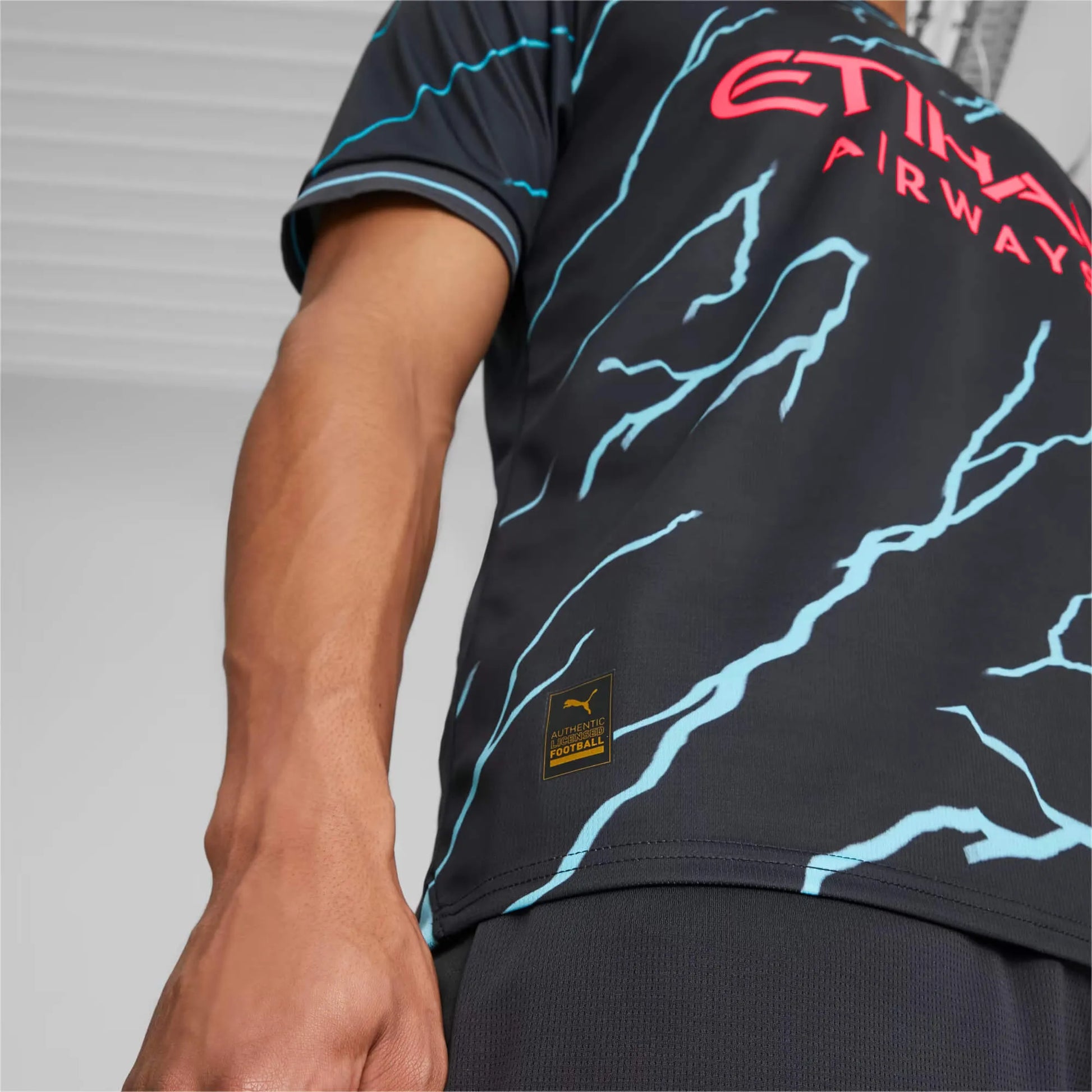 Puma 2023-24 Manchester City Men's Stadium Third Jersey (Detail 2)