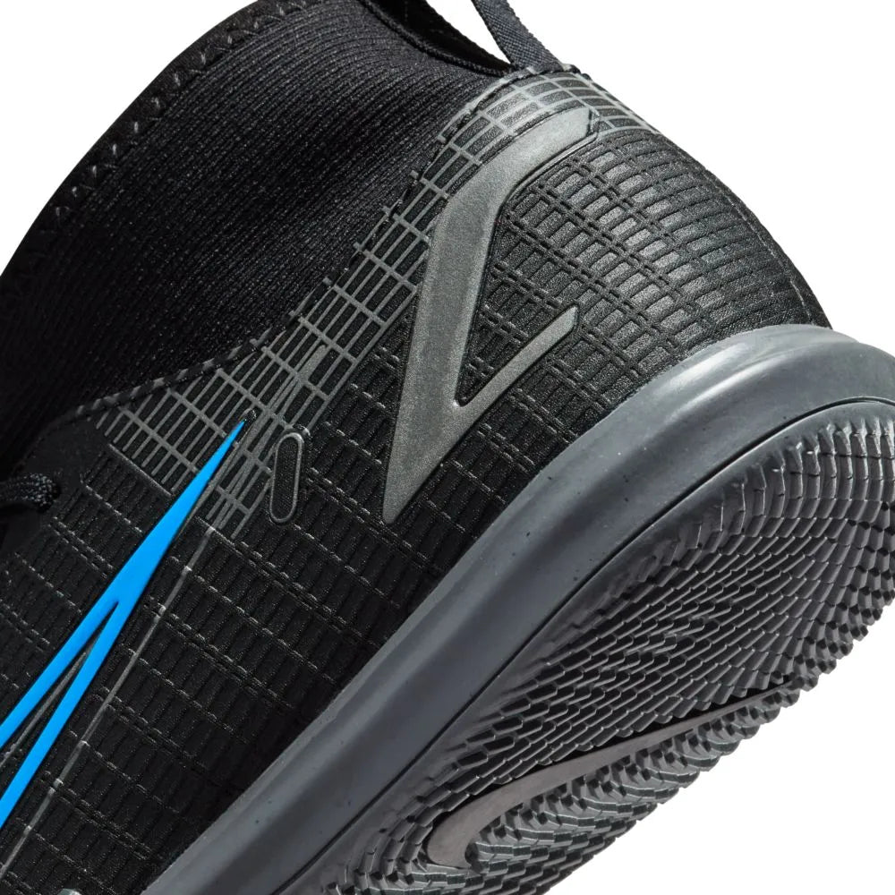Nike JR Superfly 8 Academy IC - Black-Blue (Detail 2)