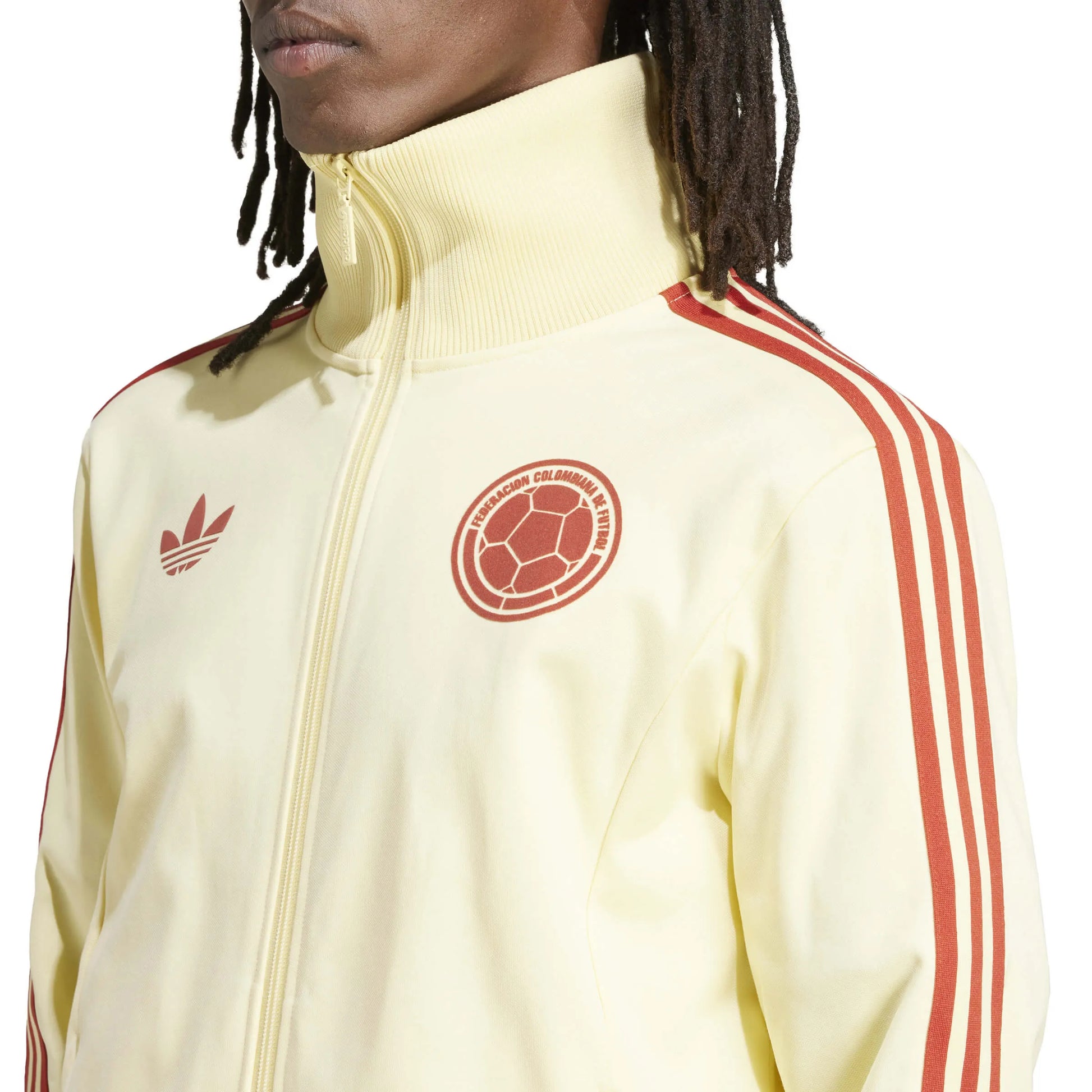 adidas 2023-24 Columbia Men's Beckenbaur Track Top (Detail 1)