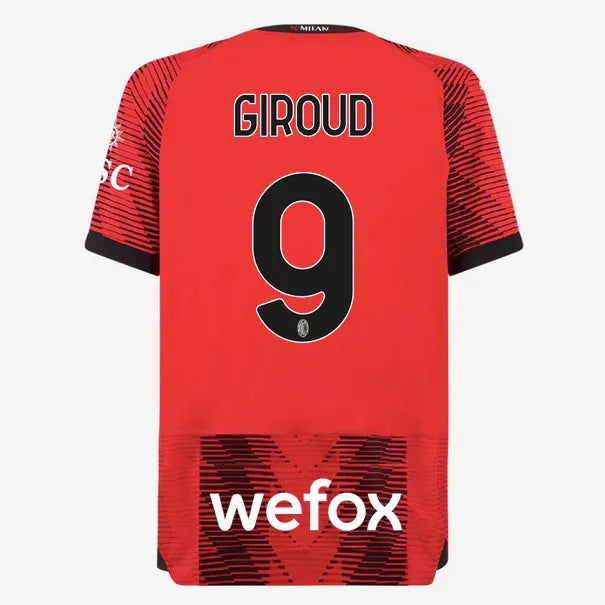 Puma 2023-24 AC Milan Men's Authentic Match Home Jersey