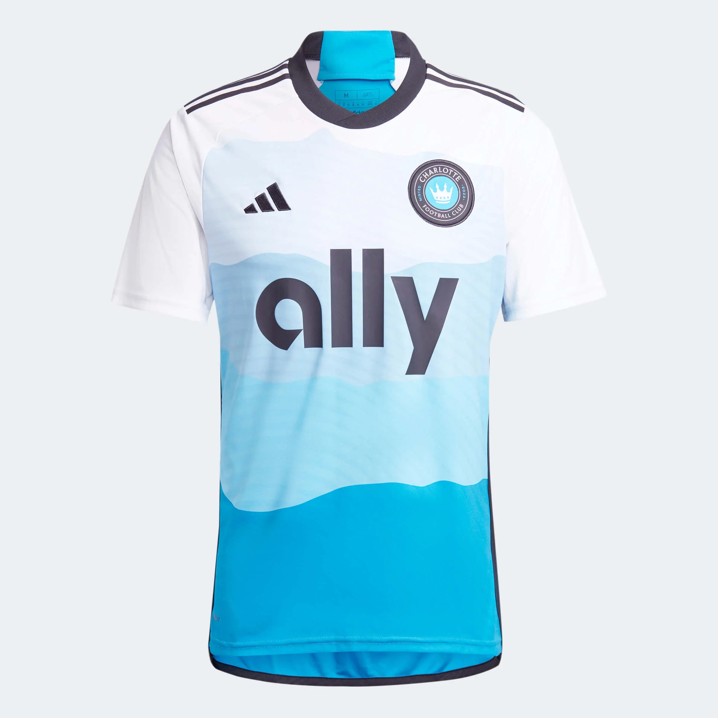 adidas 2024-25 Charlotte FC Men's Stadium Home Jersey (Front)