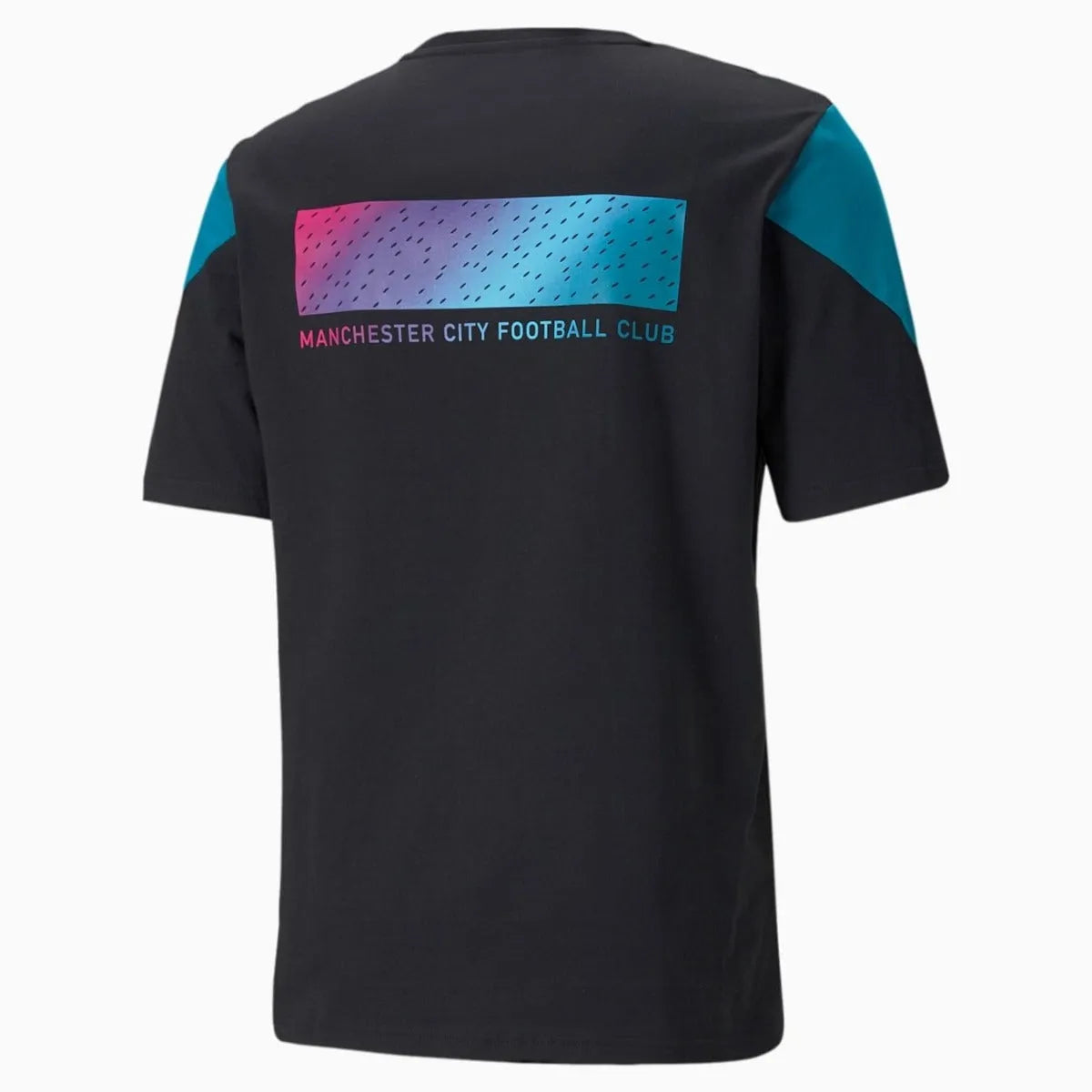 Puma 2021-22 Manchester City ftblCulture Tee - Black (Back)