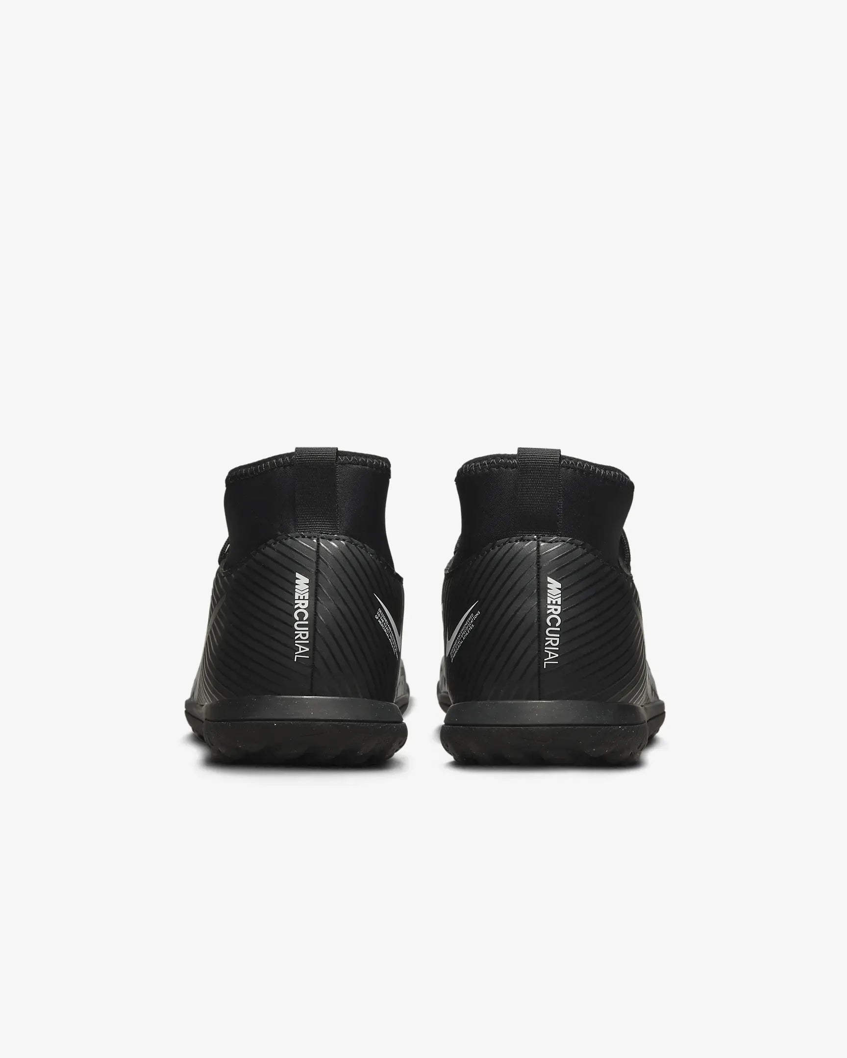  Nike Jr Superfly 9 Club Turf - Black-Smoke Grey (Pair - Back)