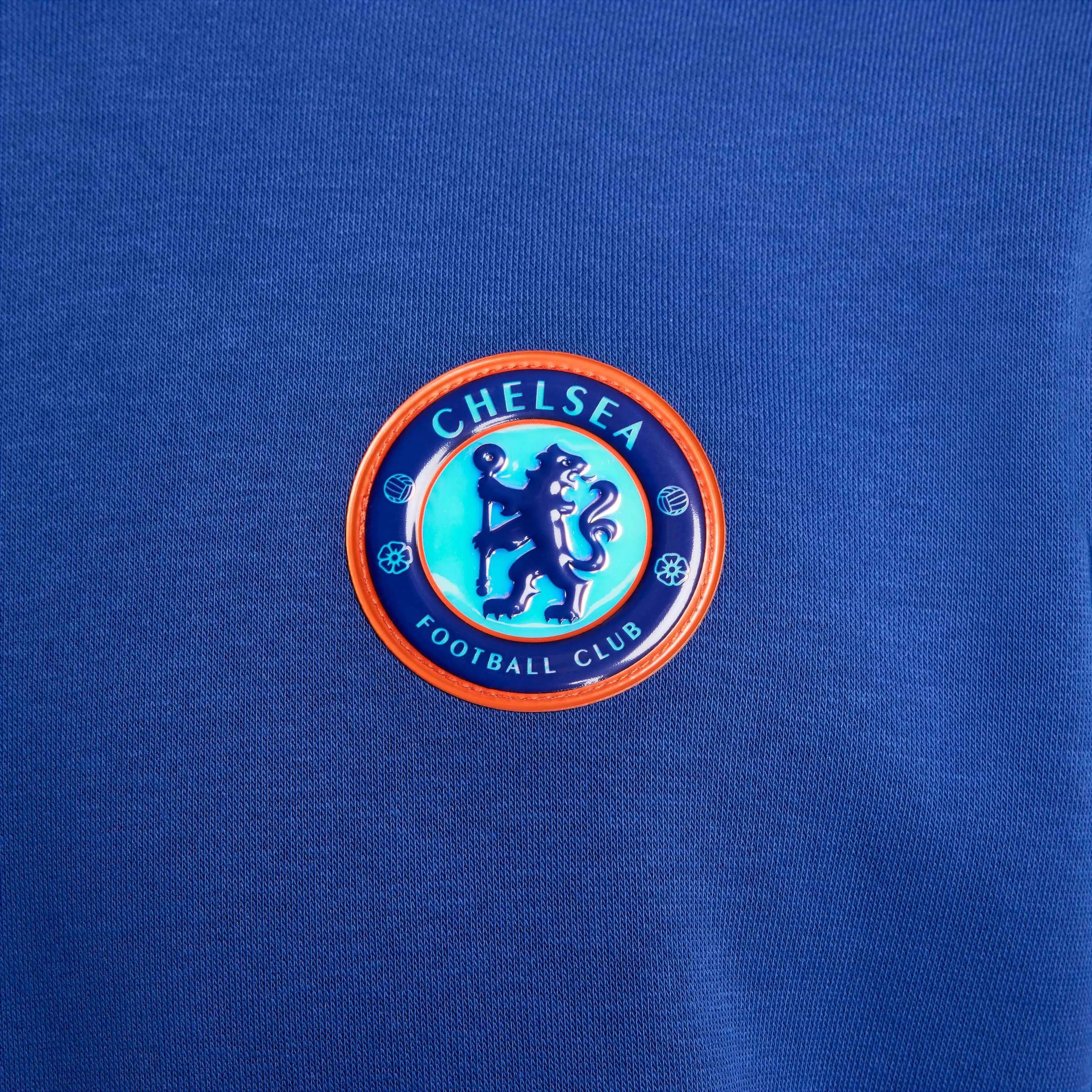 Nike 2024-25 Chelsea Men's Pullover Hoodie (Detail 4)