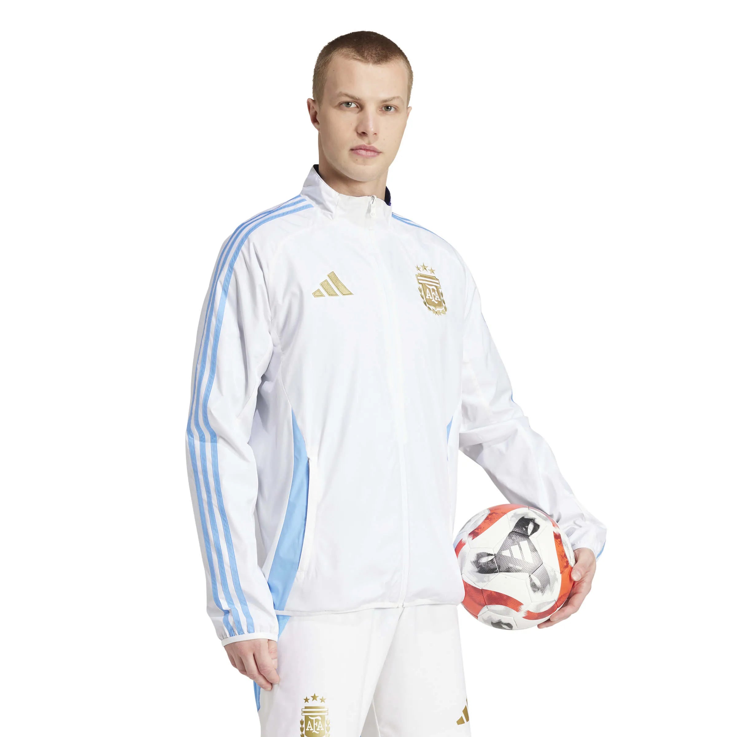 adidas 2024-25 Argentina Men's Anthem Jacket (Model - Side)