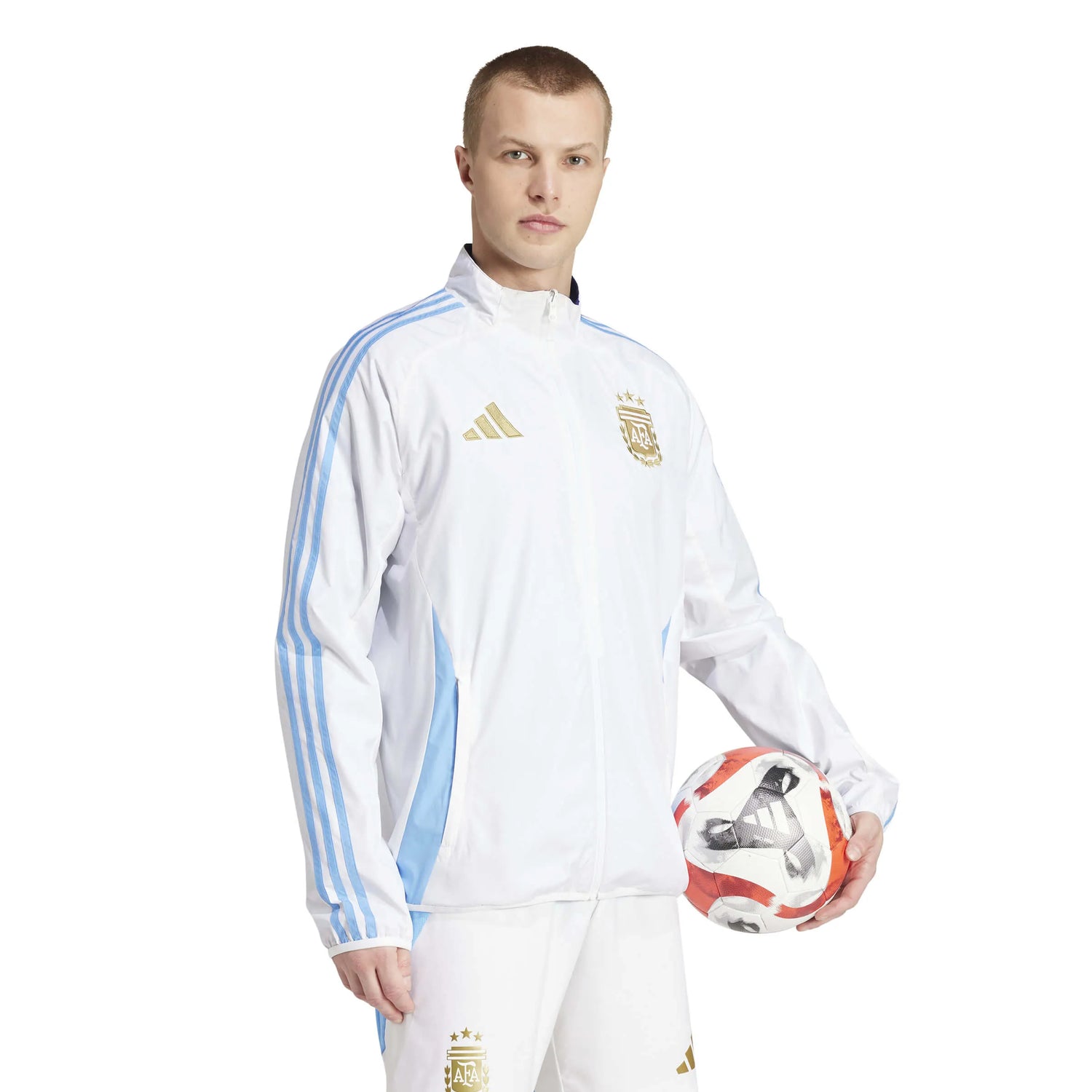 adidas 2024-25 Argentina Men's Anthem Jacket (Model - Side)