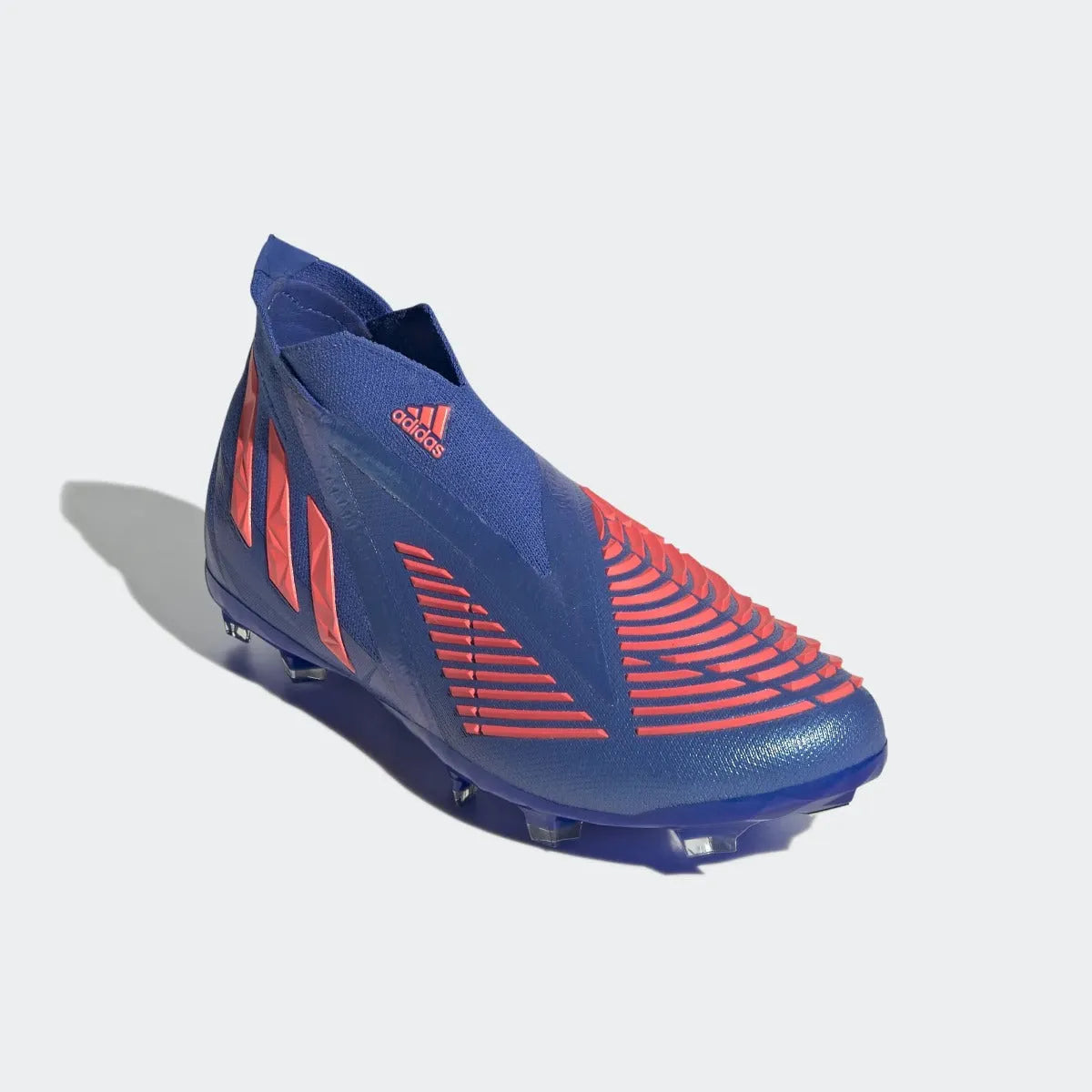 adidas JR Predator Edge + FG - Hi Res Blue-Turbo (Diagonal 1)