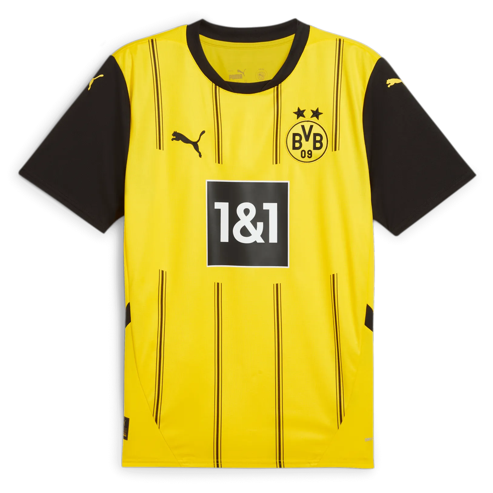 Puma 2024-25 Borussia Dortmund Men's Stadium Home Jersey (Front)