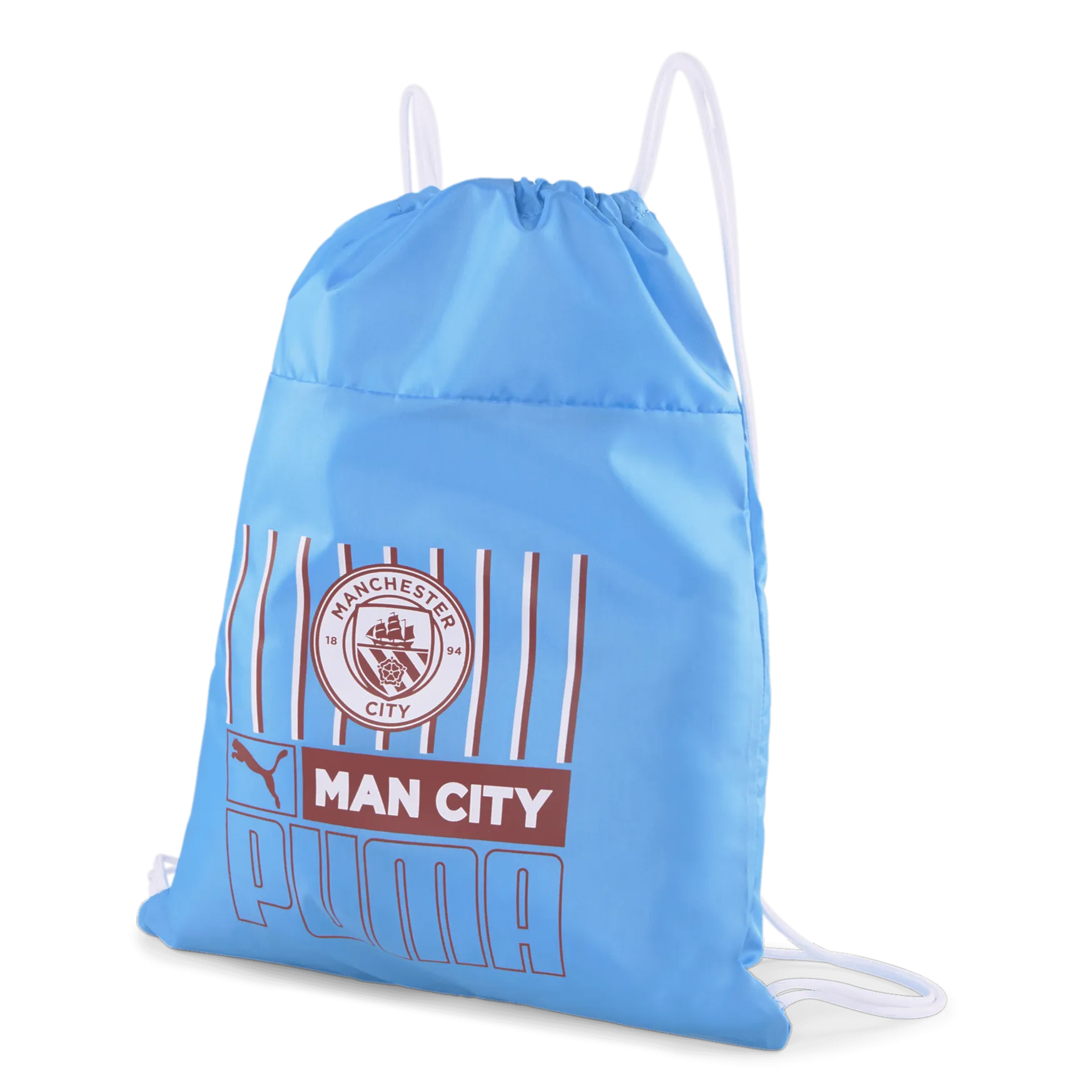 Puma 2022-23 Manchester City Core Gymsack Sky- Blue (Front)