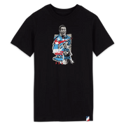 Nike 2022-23 France Youth Mbappe Tee - Black (Front)