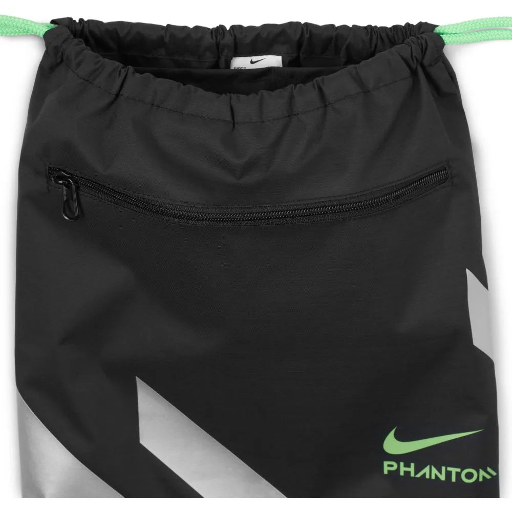 Nike Phantom Gymsack - Black-Green-Silver