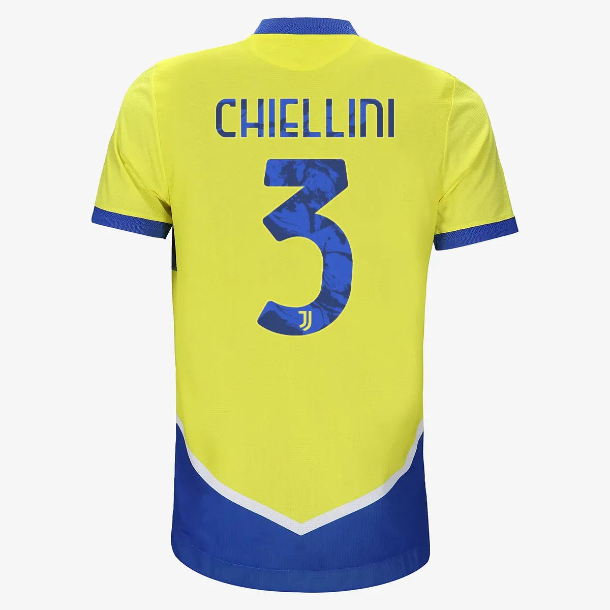 adidas 2021-22 Juventus Third Jersey - Shock Yellow-Blue